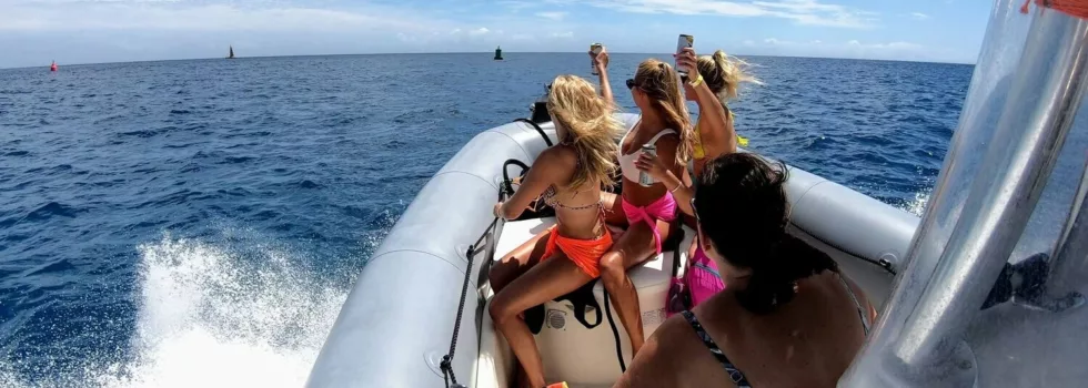 Private speedboat charter waikiki