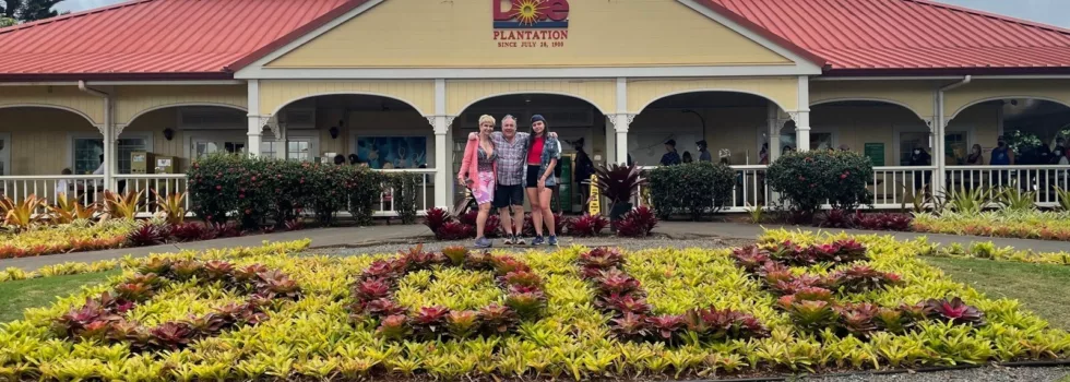 Dole plantation tour stop