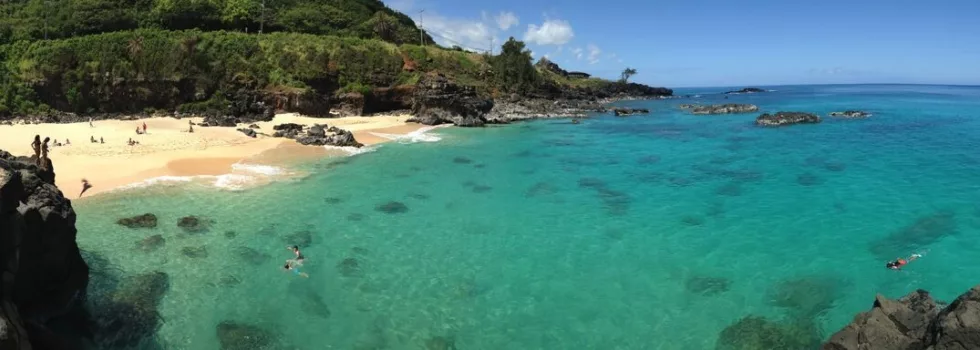 View from waimea jump rock