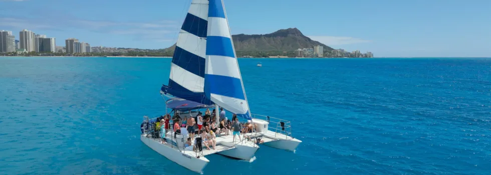 Waikiki trimaran sailing