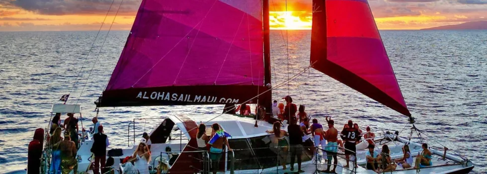 Maalaea sunset catamaran