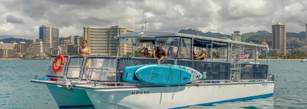 Large group private catamaran