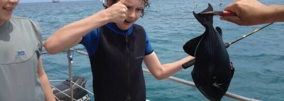 Private sailing fishing