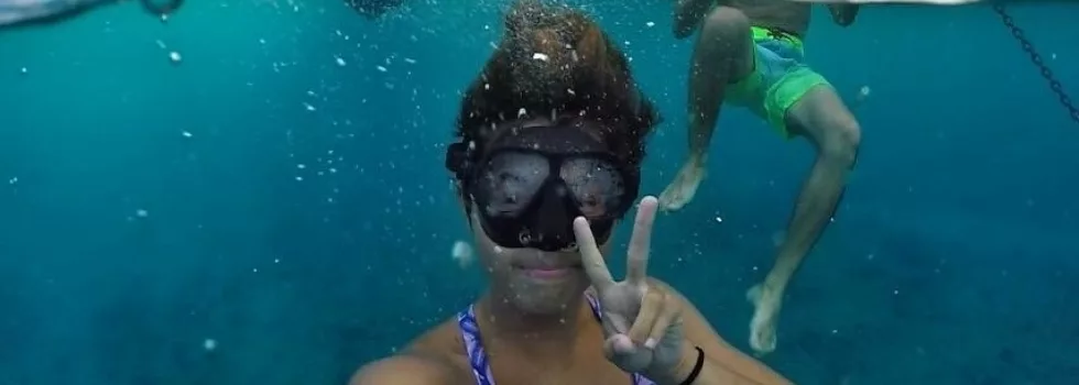 Private boat snorkel