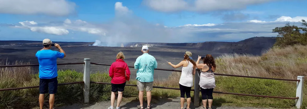 Volcano crater tour