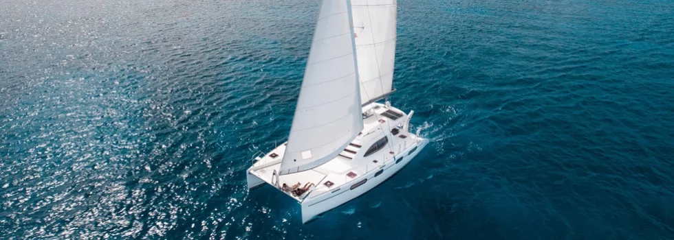 Private catamaran charter koolina