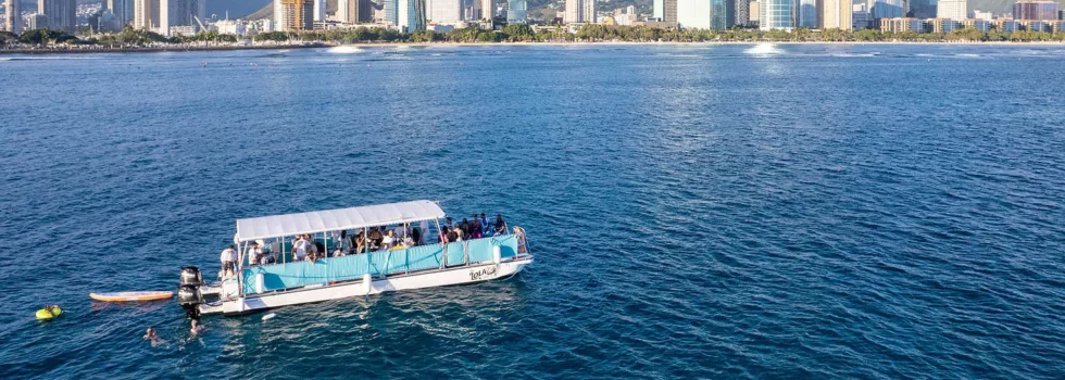 Pontoon boat tour honolulu