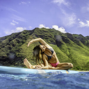 Stand Up Paddle Board Yoga in Waikiki