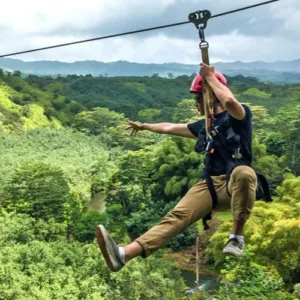 Zipline through the Mountains